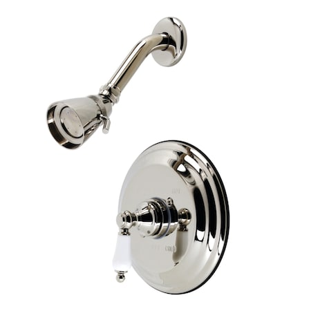 Kingston Brass KB3636PLSO Pressure Balanced Shower Faucet, Polished Nickel KB3636PLSO